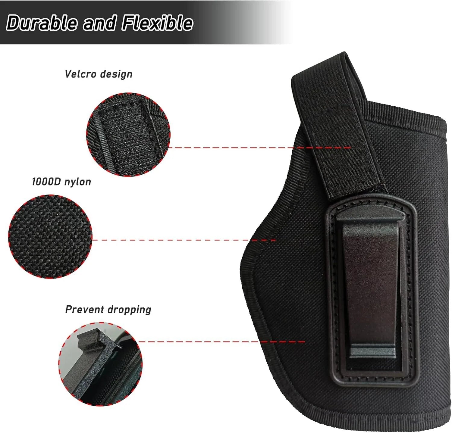 Gun Holster Tactical Concealed Carry Left/Right Hand