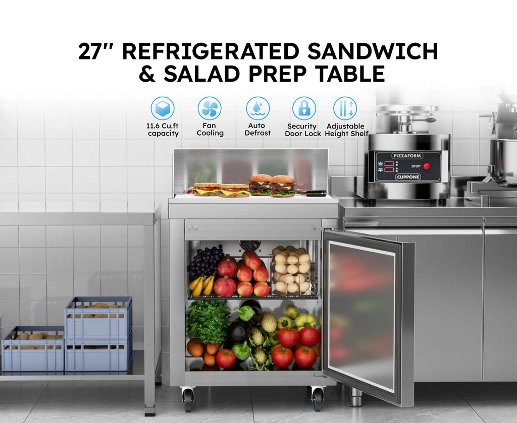 27" Commercial Frost Free Refrigerator
