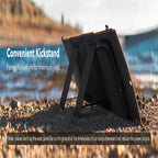 1*30W Foldable Solar Panel with 1*10000mAh Solar Power Bank