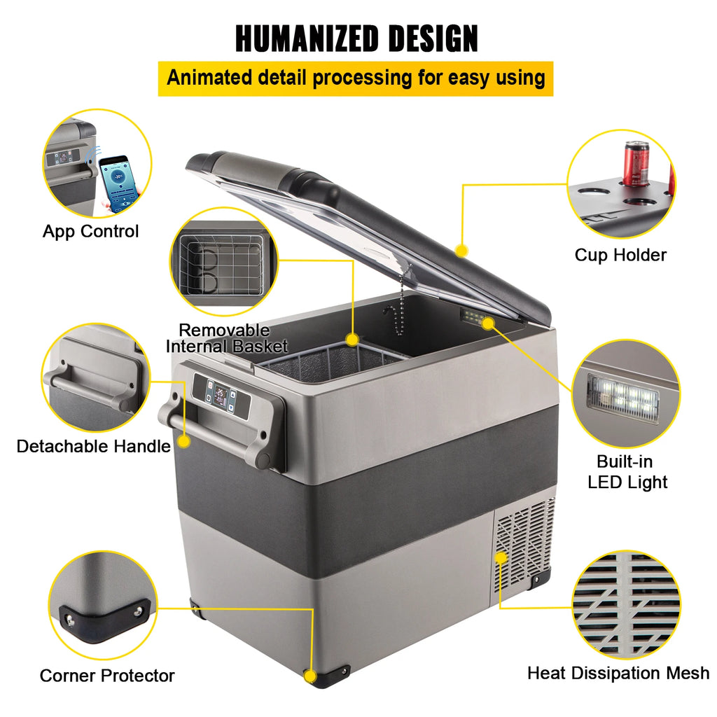 SucceBuy Portable Compressor Freezer Cooler