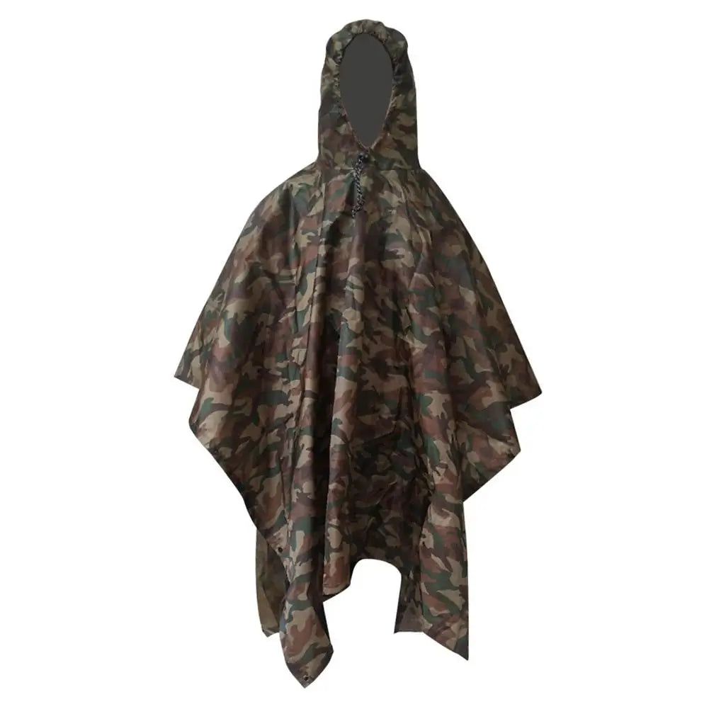 Multifunctional Rain Poncho Softshell Jacket