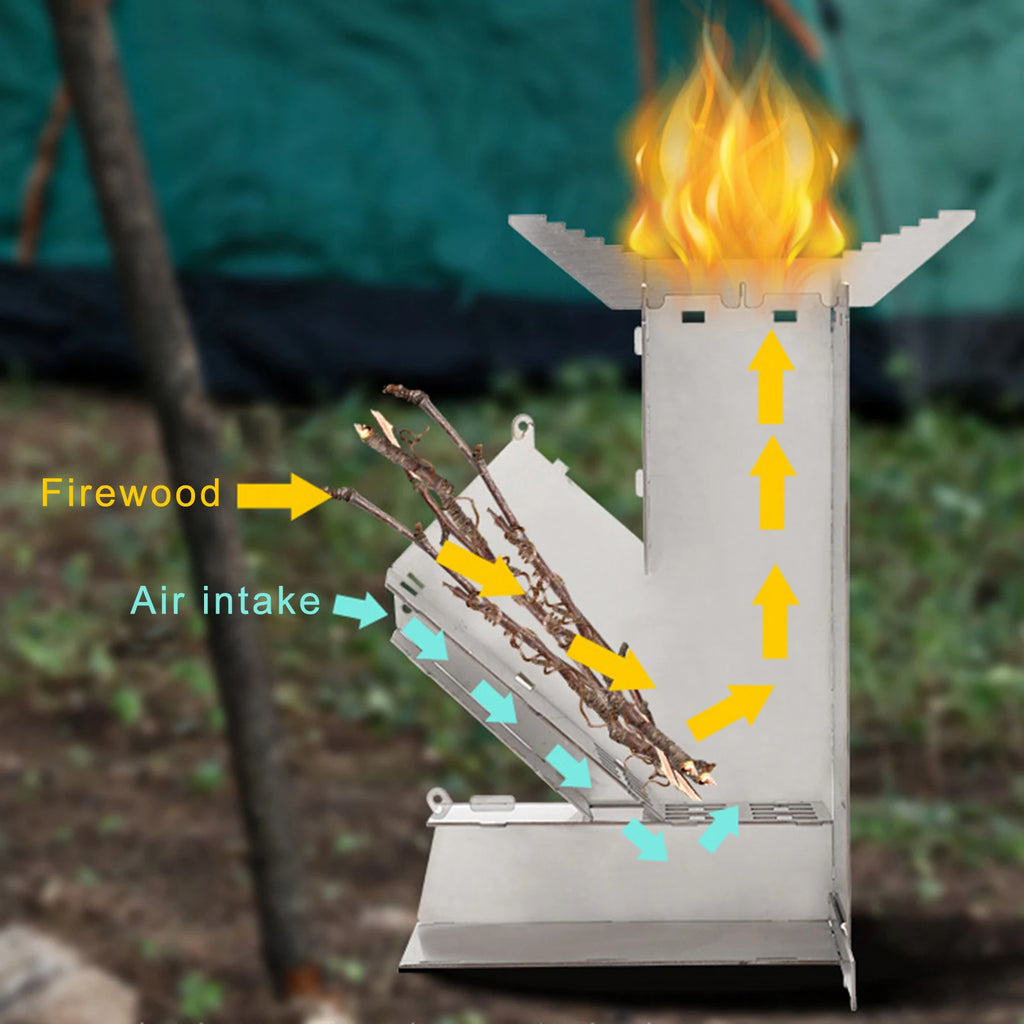 Lightweight Wood Burning Stove