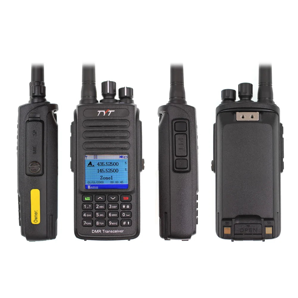 Waterproof Digital Walkie Talkie Encryption Dual Band UV Transceiver
