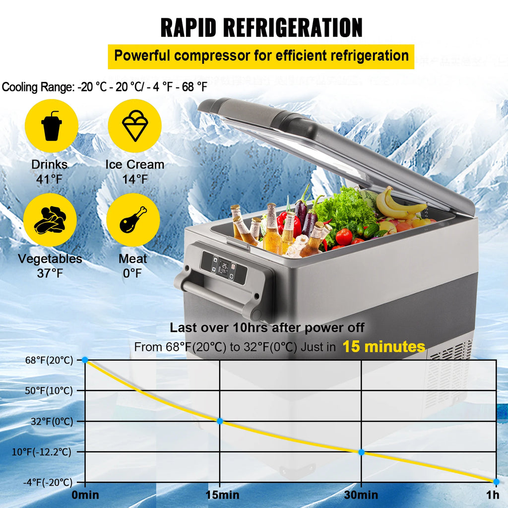 SucceBuy Portable Compressor Freezer Cooler