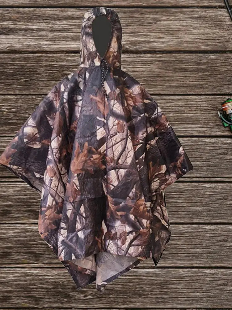 Multifunctional Rain Poncho Softshell Jacket