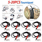 5-20PCS First Aid Elastic Ropes For Fast Hemostasis EDC Tourniquet