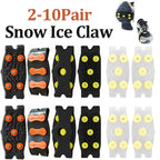 5-Stud Mountaineering Cleats Anti Slip Snow Claw Shoe Covers