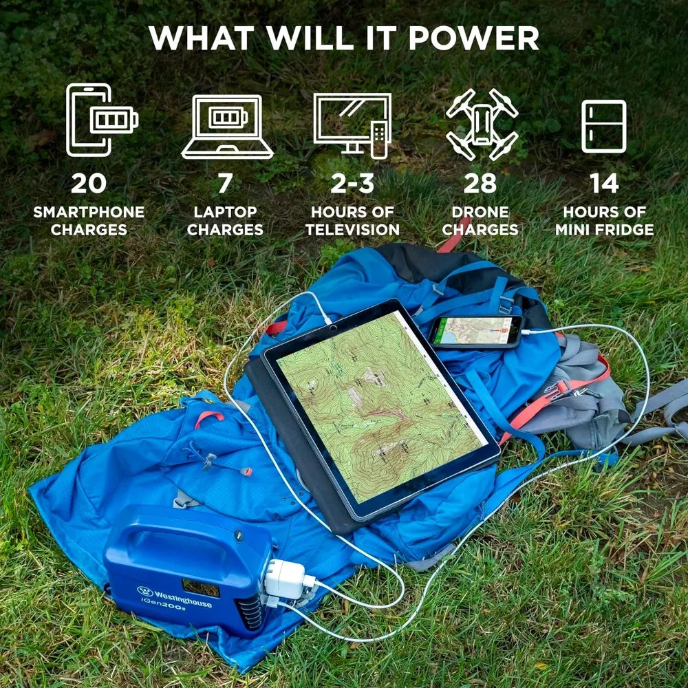 Portable Power Station 194Wh, 300W Peak, Solar Generator for Camping, Home & Travel - AC Outlets, USB-C, Quick Charge
300W Solar Portable Power Station