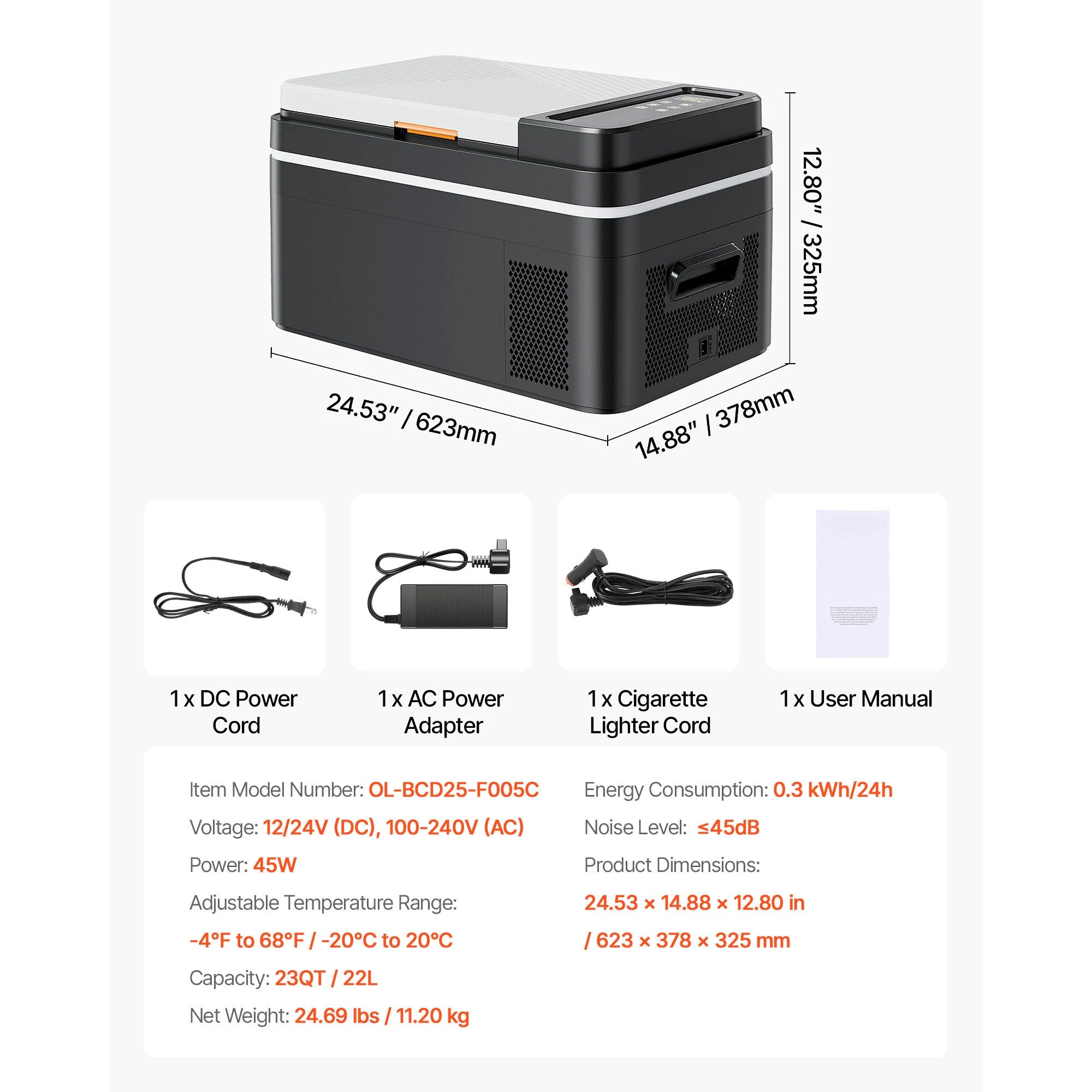 SucceBuy Portable Compressor Freezer Cooler
