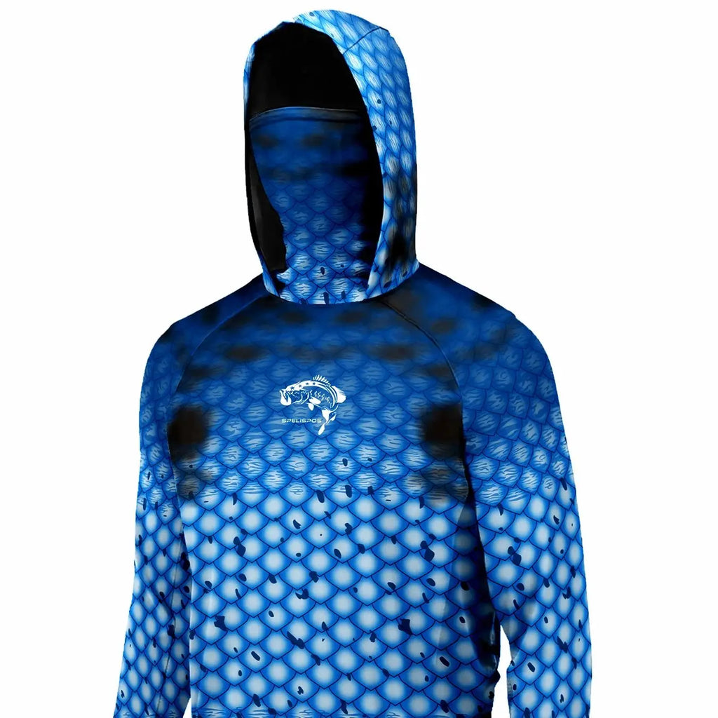 Men's Lightweight Fishing Hoodie Shirt Long Sleeve with Mask