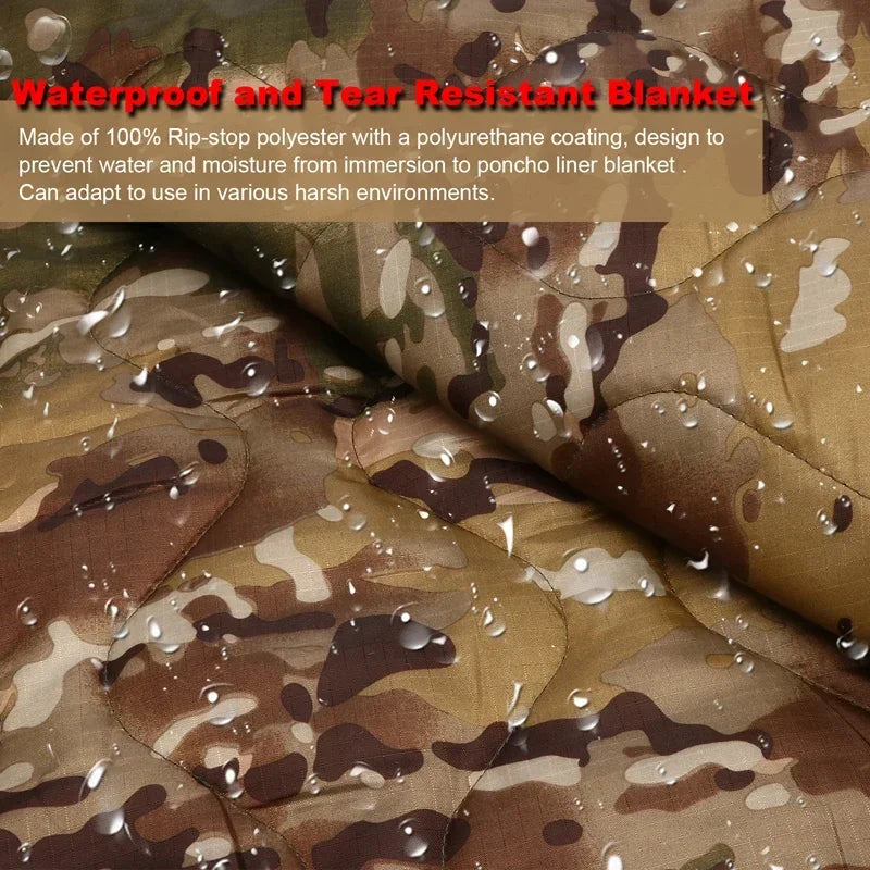 Tactical Army Poncho Liner Blanket