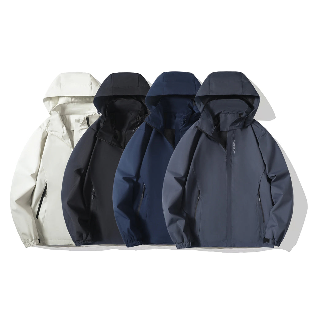 Men's Lightweight Hooded Rain Jacket