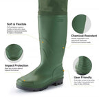 Waterproof Chest-Length Waders With Boots