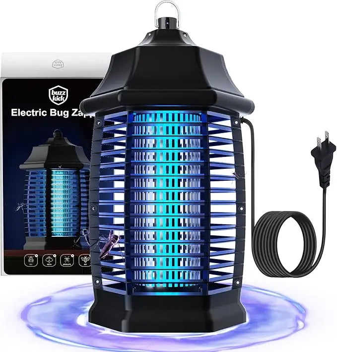 Electric Bug Zapper,Indoor Insect Killer with Switch Waterproof MosqMosquito  Repellent Outdoor, Fly Traps for Backyard Patio