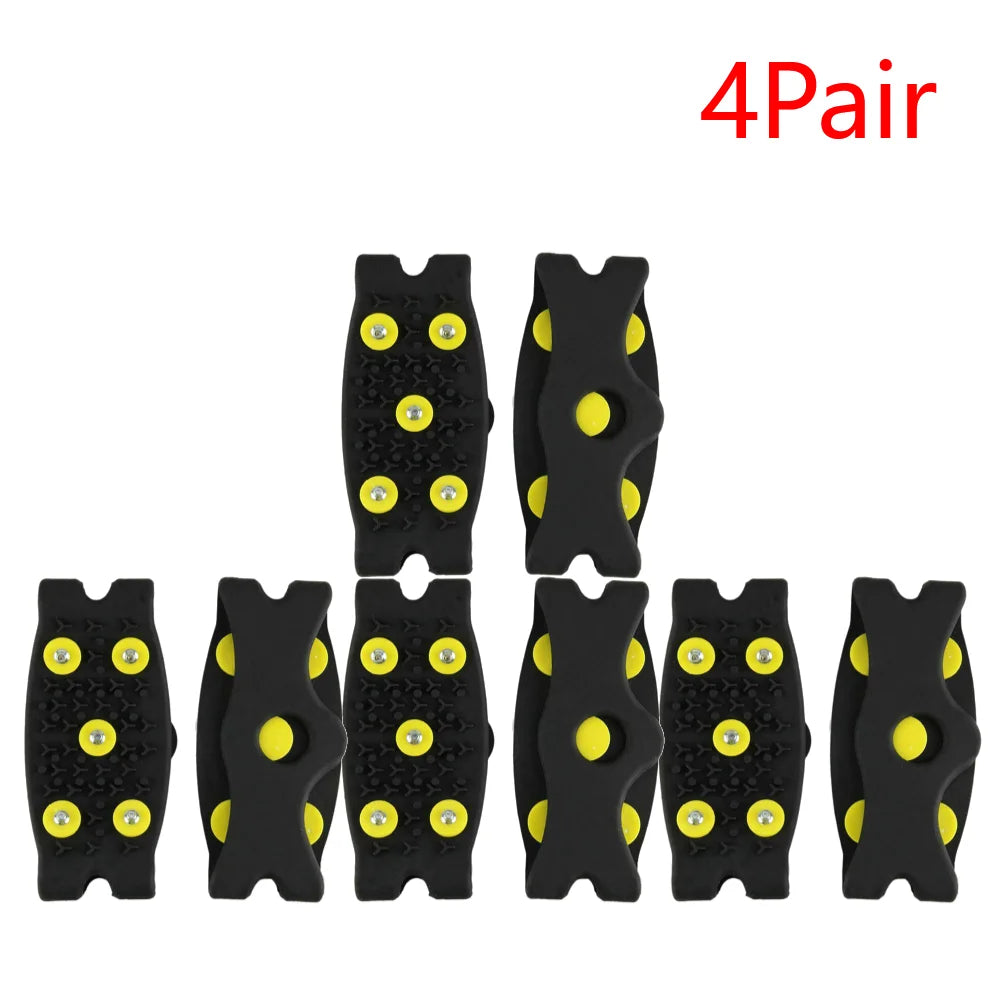 5-Stud Mountaineering Cleats Anti Slip Snow Claw Shoe Covers
