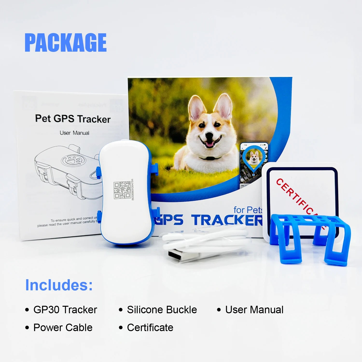 GPS Pet Tracker for Dogs And Cats With Real Time Tracking