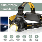 Powerful USB Rechargeable Led Headlamp