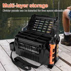 Portable Fishing 2 Tier Tackle Box