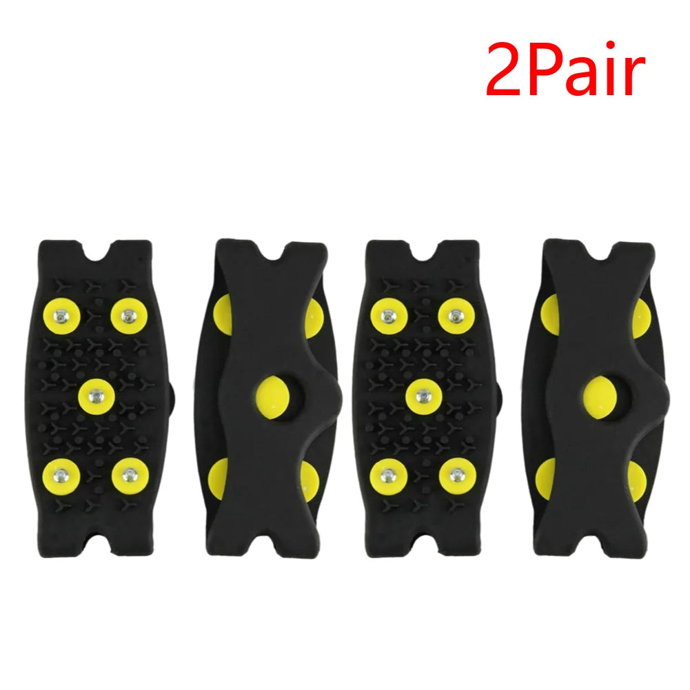 5-Stud Mountaineering Cleats Anti Slip Snow Claw Shoe Covers