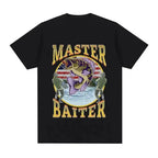Funny Master Baiter Fishing Parody T-Shirt