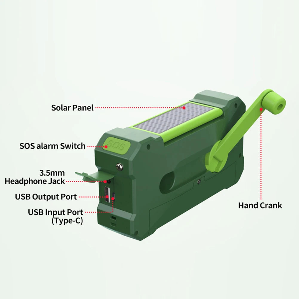 Portable High Capacity Emergency Radio