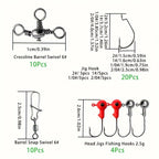 187pcs Ultimate Fishing Kit Set
