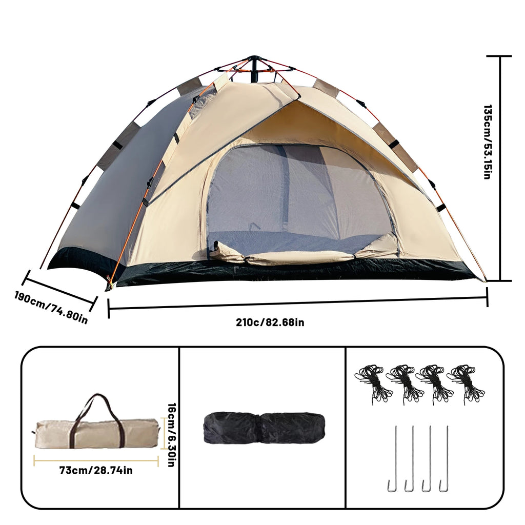 Lightweight 2-4 Person Camping Windproof Tents