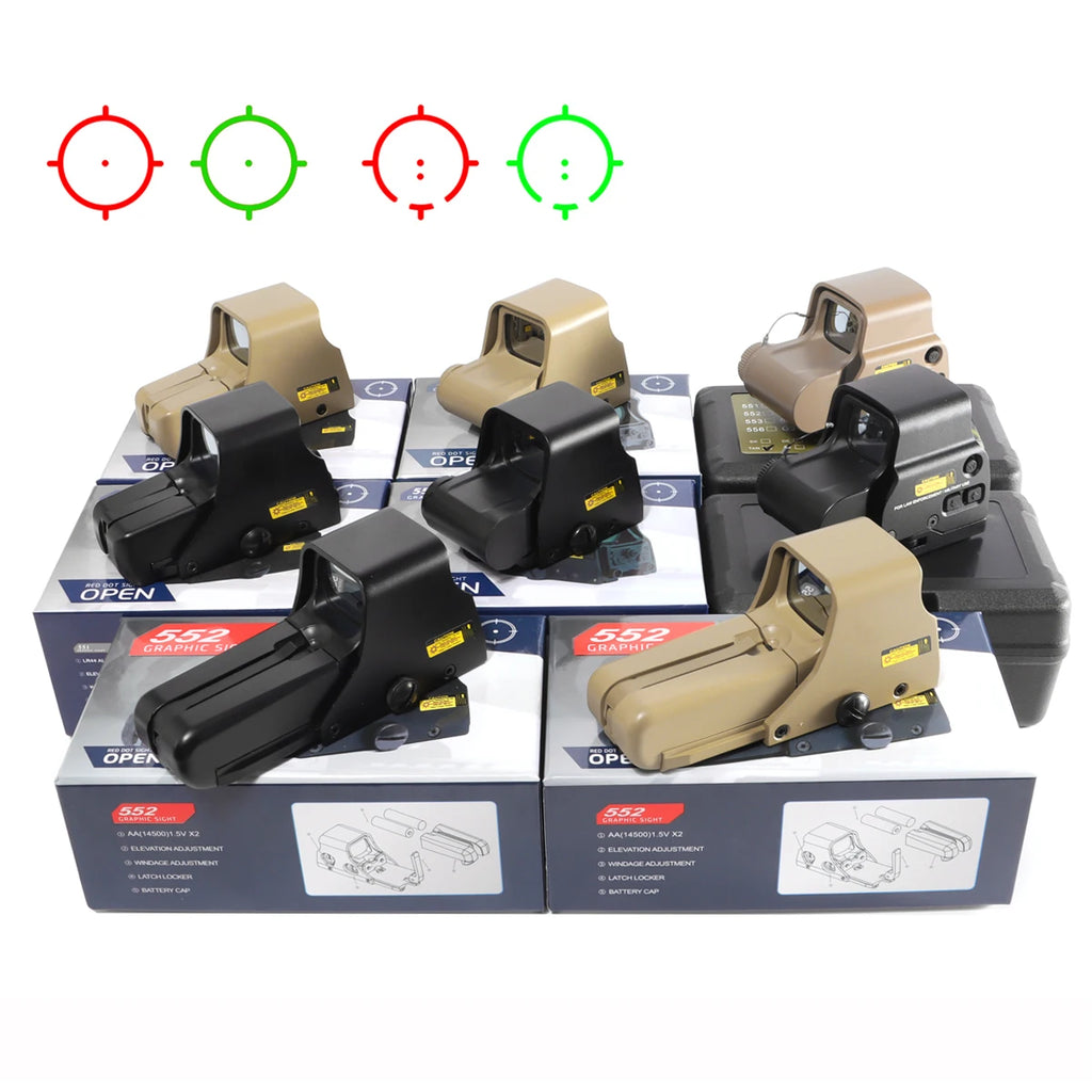 Red Green Dot Holographic Sight Hunting Scope