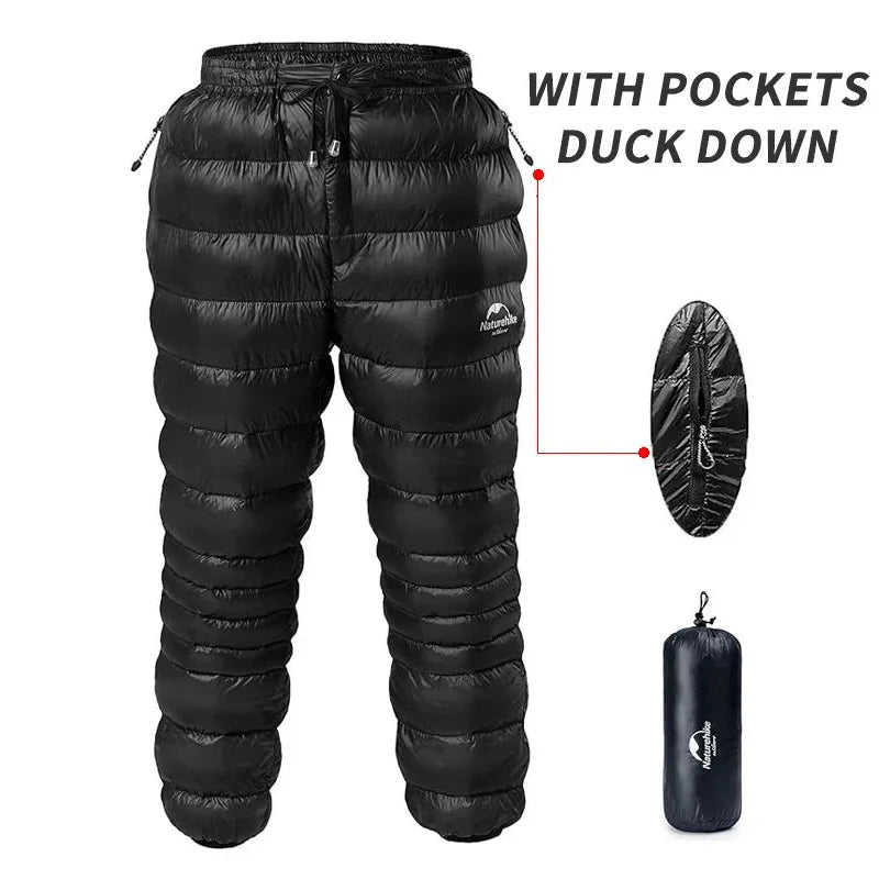 Waterproof Down Trousers For Winter Wear