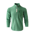 New Comfortable and Thick Men's and Women's Sports Semi-Zipper Fleece