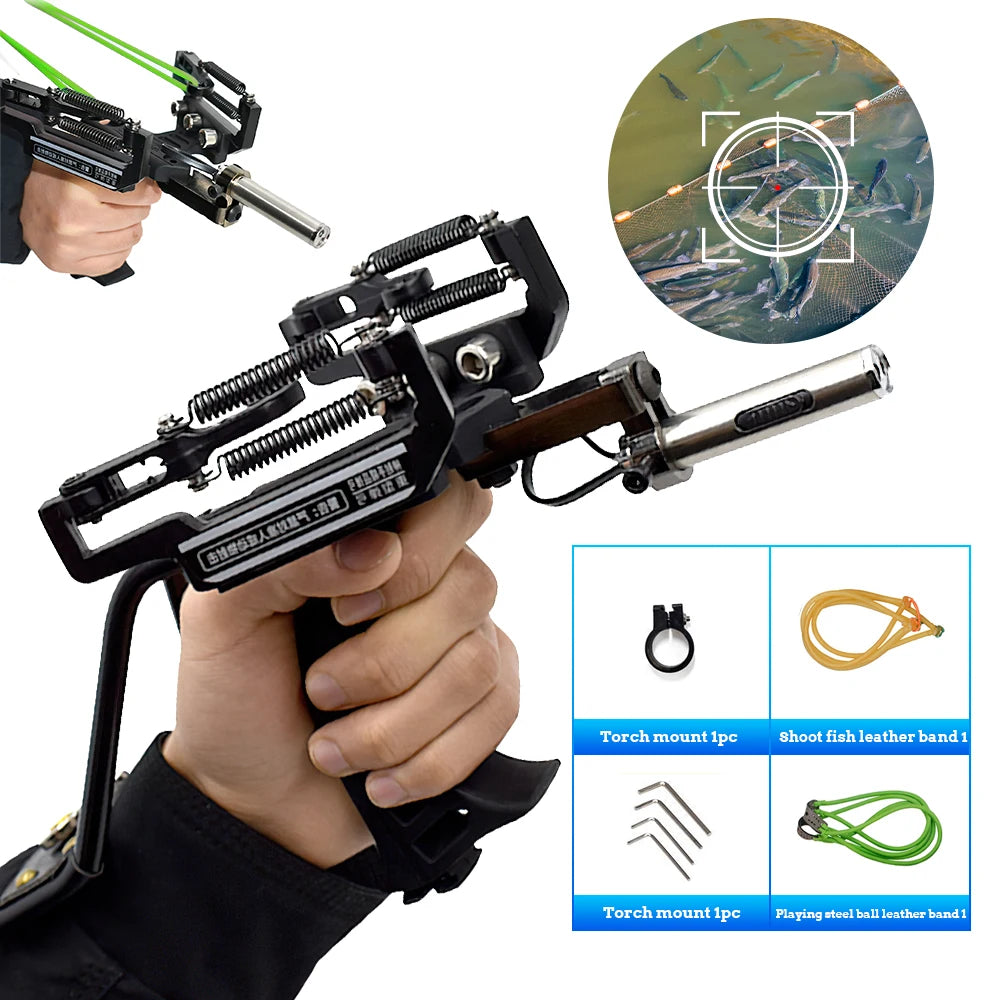 Professional Metal Laser Fishing Slingshot