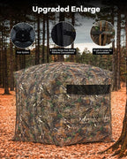 Outdoor Hunting Pop Up Ground Blinds for 4-6 People