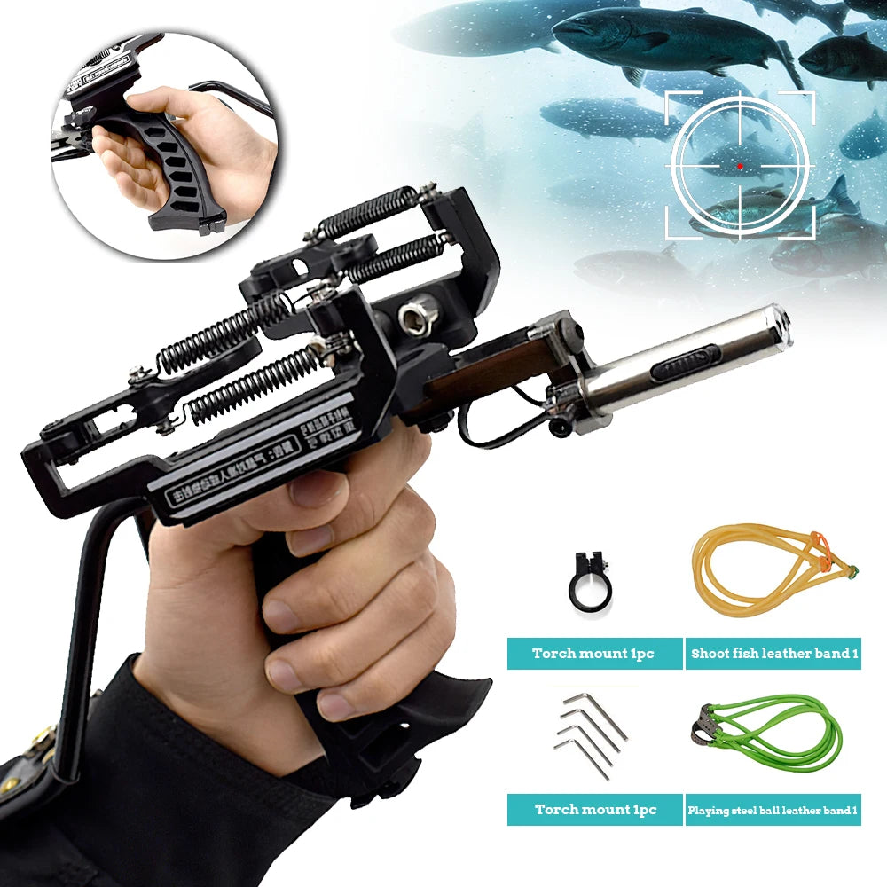 Professional Metal Laser Fishing Slingshot