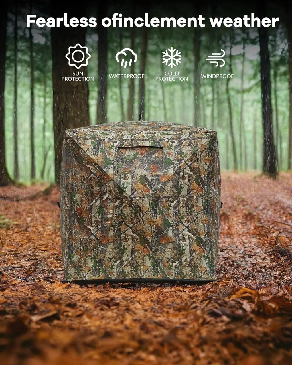 Outdoor Hunting Pop Up Ground Blinds for 4-6 People