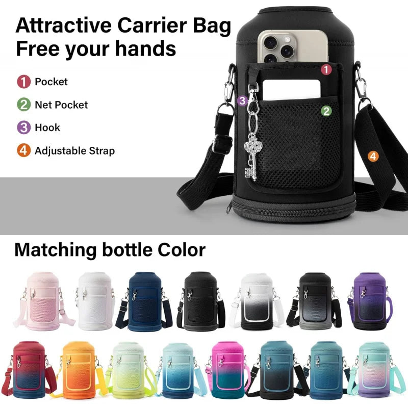Insulated Water Bottle Thickened Stainless Steel Vacuum Design, BPA-Free