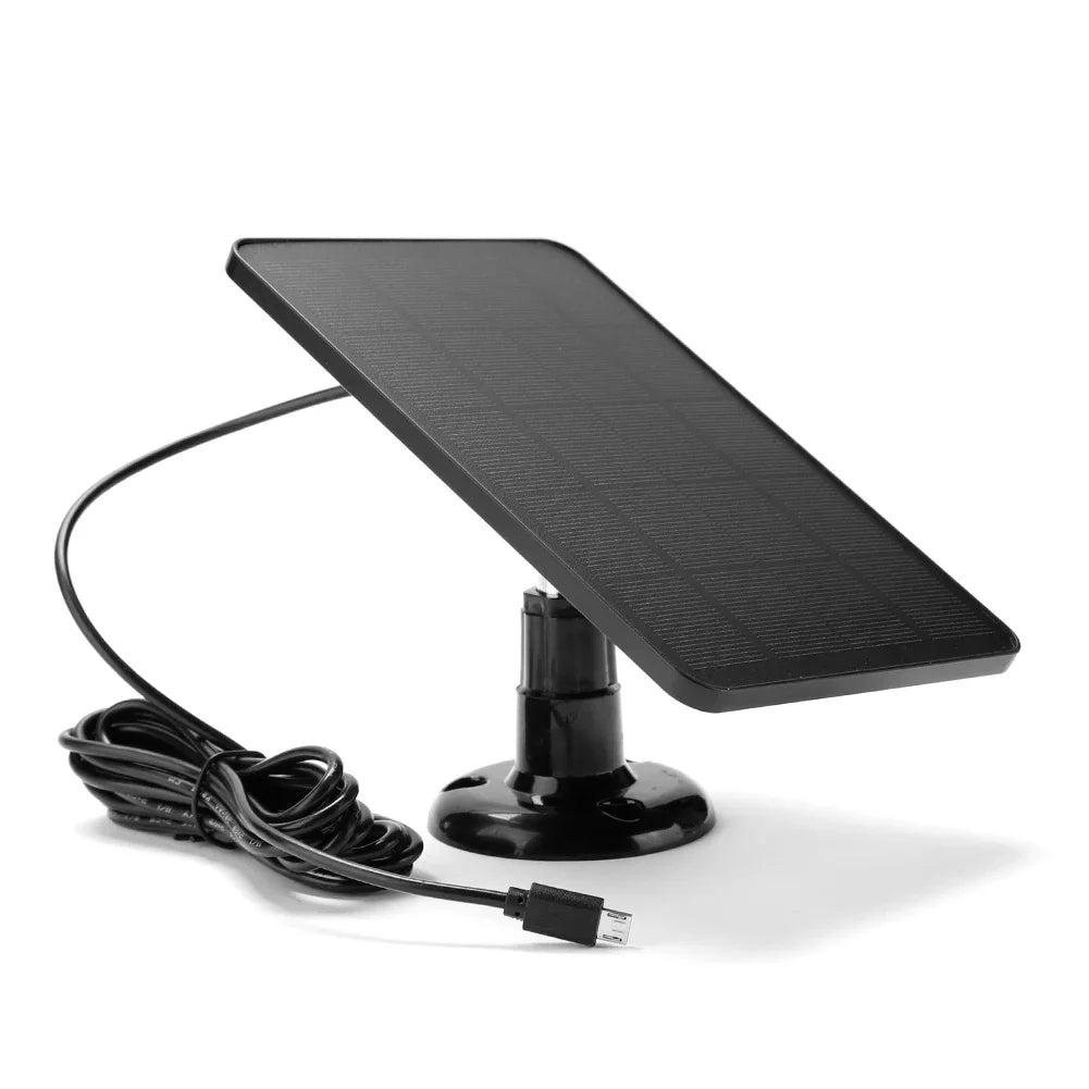Solar Charging Panel Micro USB And USB-C Port