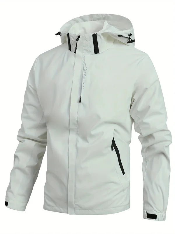Men's Lightweight Hooded Rain Jacket
