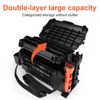 Portable Fishing 2 Tier Tackle Box