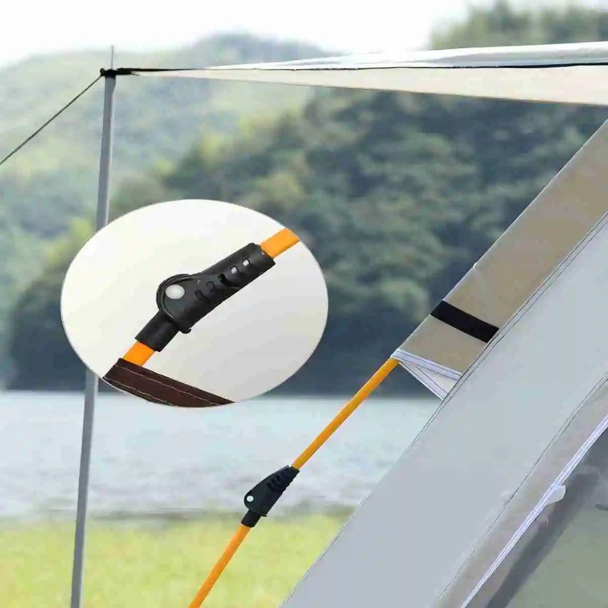 Outdoor Camping Tent With Two Doors and Two Windows