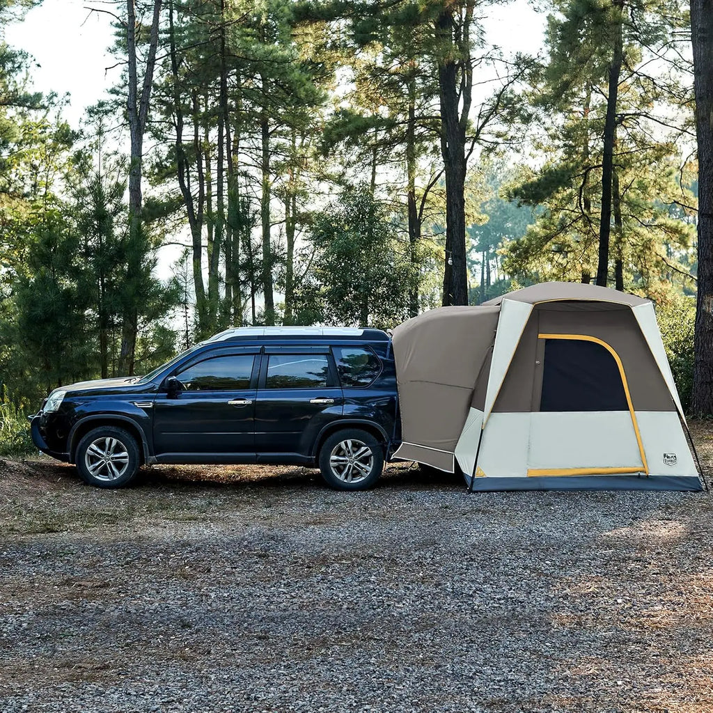 5-Person SUV Tent with Rainfly - Waterproof, Spacious 10'x8' Design for Car Camping & Standalone Use