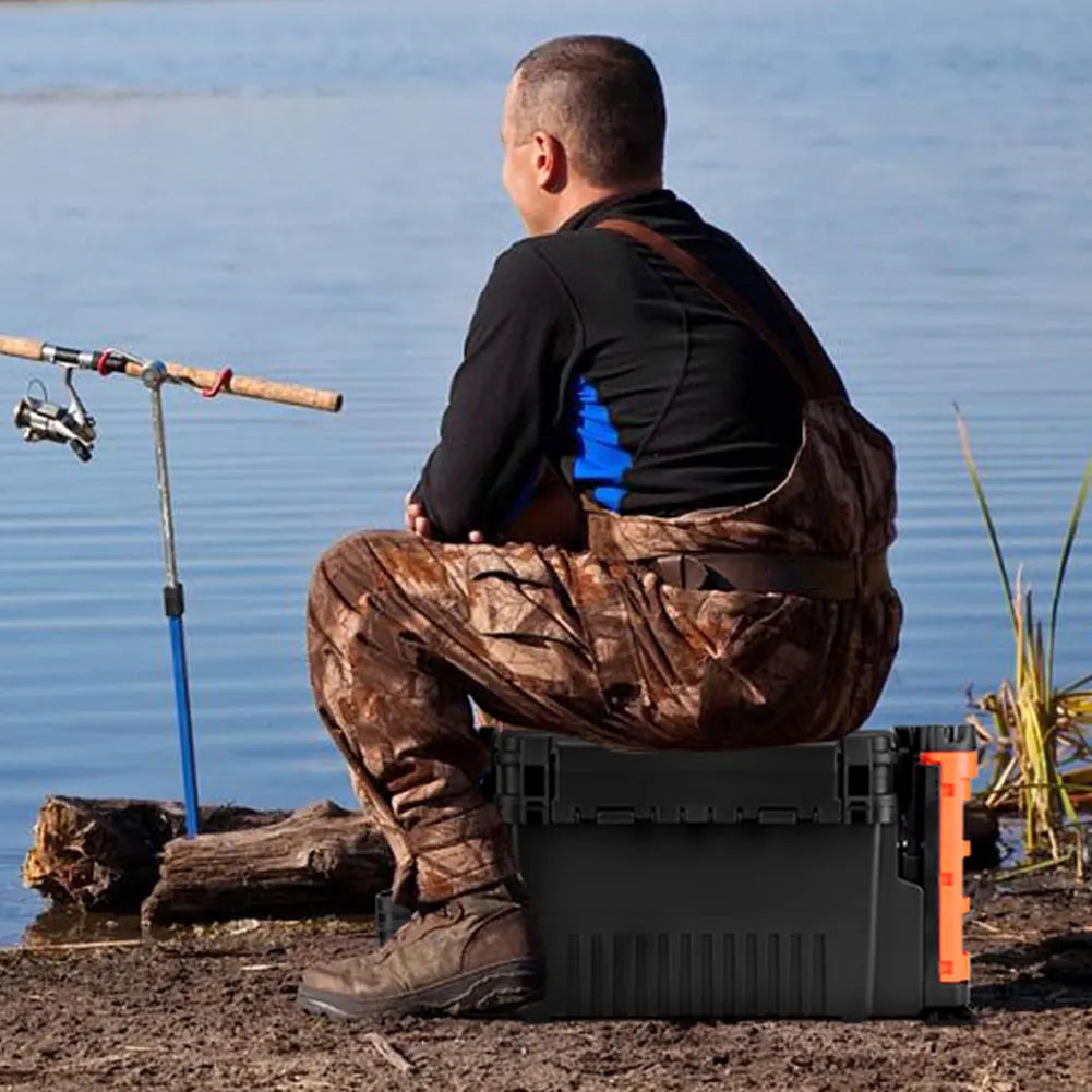 Portable Fishing 2 Tier Tackle Box