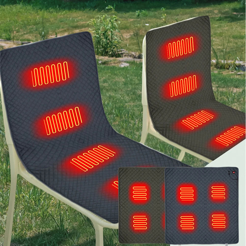 Heated Areas Camping Chair With 3 Adjustable Temperatures