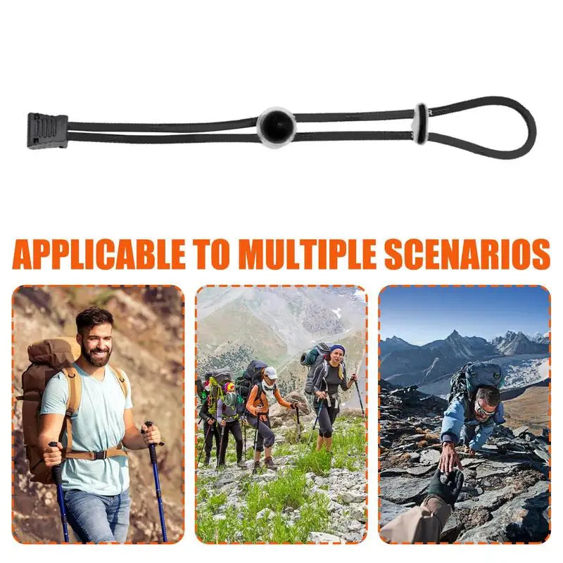 Hiking Stick Holder Quick Release Backpack Strap For Climbing
