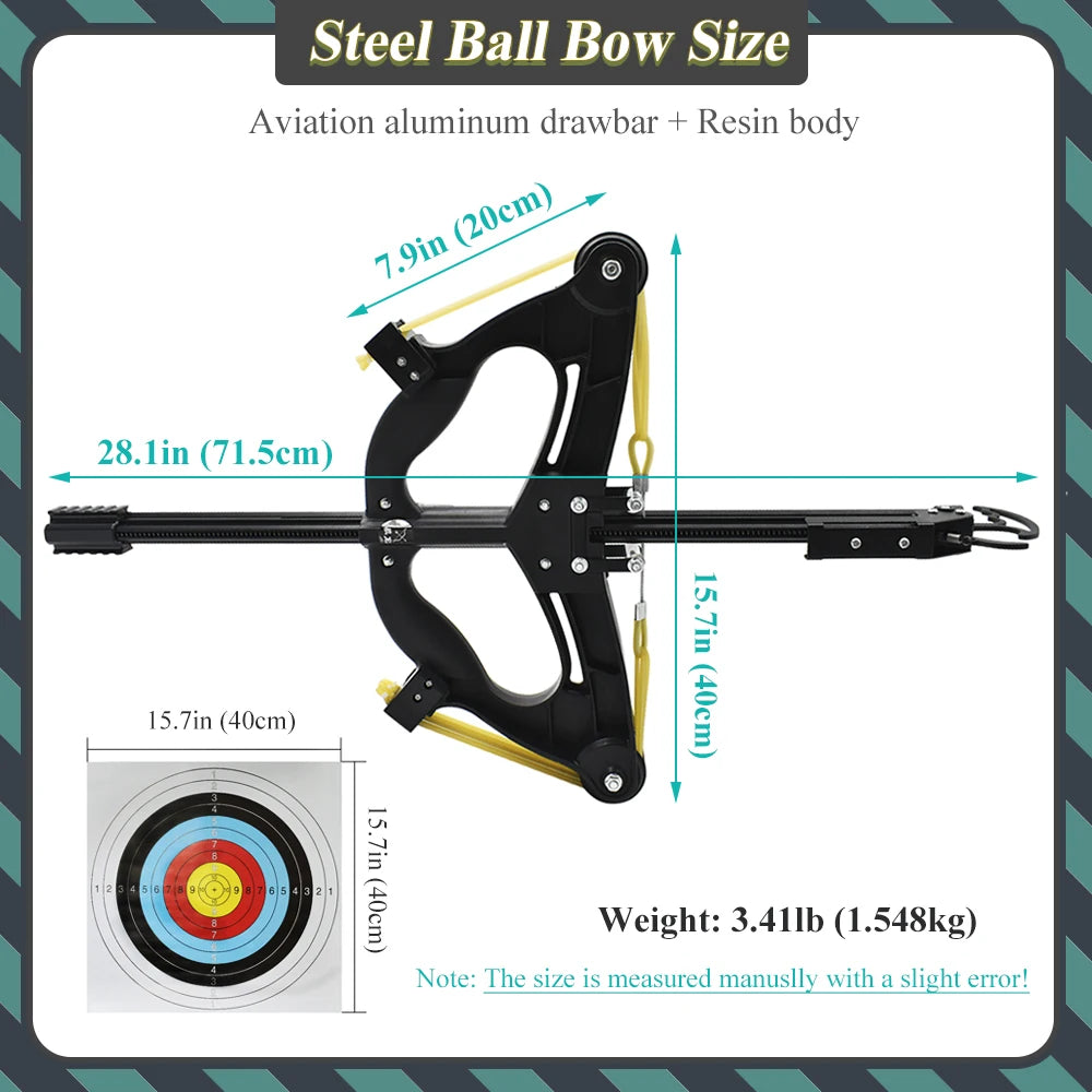 Professional Outdoor Hunting Steel Ball Bow High Power Slingshot