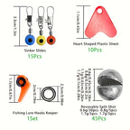 187pcs Ultimate Fishing Kit Set