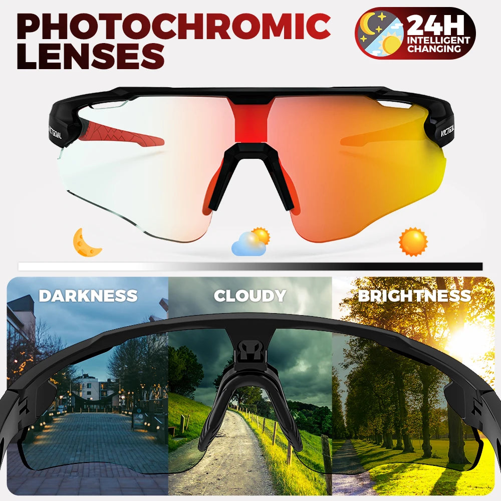 VICTGOAL Photochromic Sunglasses UV400 Protection