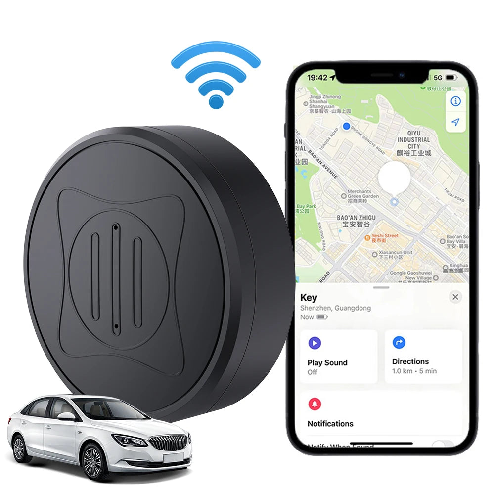 Magnetic Smart Car Tracking Device for Kids, Child, Pet, And Vehicle