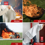 RHINO RESCUE Fire Blanket, 40''×40''
