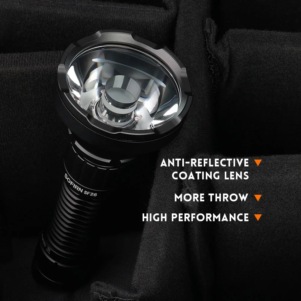 Sofirn SF26 Rechargeable Tactical Flashlight