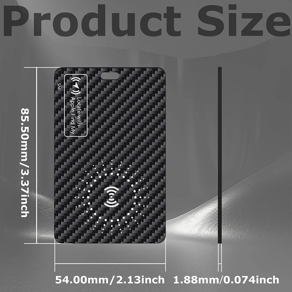 Wireless Charging Tracking Card Waterproof Ultra-thin Wallet Tracker